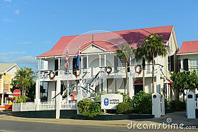 National Museum in George Town, Cayman Islands Editorial Stock Photo