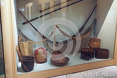 National Museum of Prehistory and Ethnography in Rome, Italy Editorial Stock Photo