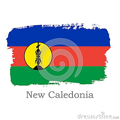 National New Caledonia banner for design Vector Illustration