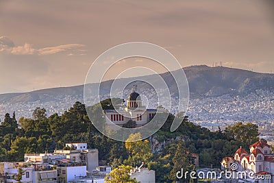 National Observatory of Athens Stock Photo