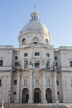 National Pantheon - Church of Santa Engracia in Lisbon Stock Photo