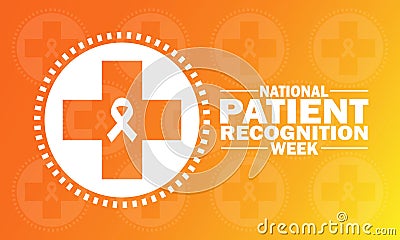 National Patient Recognition week Vector illustration Vector Illustration