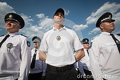 National Police of Ukraine Editorial Stock Photo