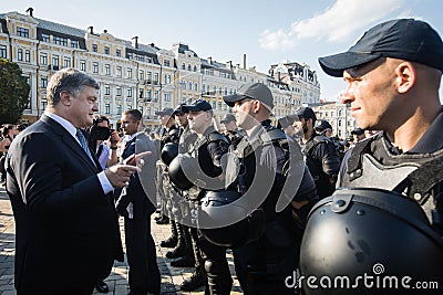 National Police of Ukraine Editorial Stock Photo