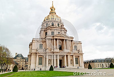 The National Residence of Invalids in Paris Editorial Stock Photo