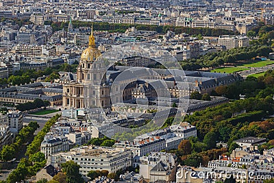 The National Residence of the Invalids in Paris France Stock Photo