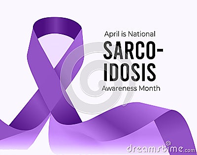 National Sarcoidosis Awareness Month. Vector illustration on white Vector Illustration