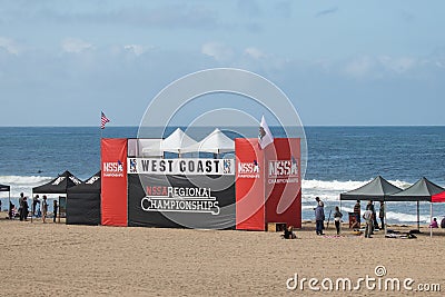 National Scholastic Surfing Association surfing competition Editorial Stock Photo