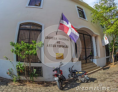 National School of Visual Arts, Santo Domingo, Dominican Republic Editorial Stock Photo