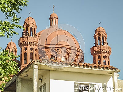 National Shrine of Cerrito de la Victoria Church Stock Photo