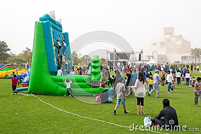 National Sports Day, MIA Park, Doha, Qatar Editorial Stock Photo