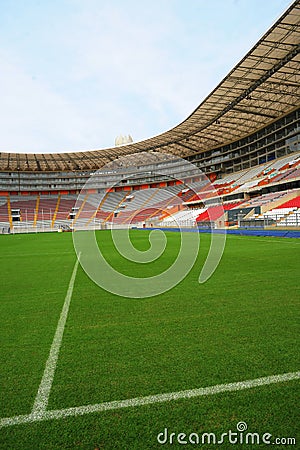 The National Stadium of Peru, popularly known as JosÃ© DÃ­az Stadium, National Stadium of Lima Stock Photo