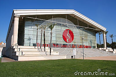 National Theatre of Catalonia in Barcelona Editorial Stock Photo