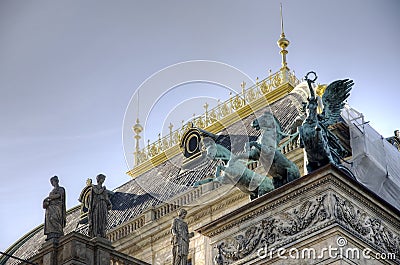 The National Theatre in Prague Stock Photo