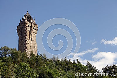 The National Wallace Monument Stock Photo