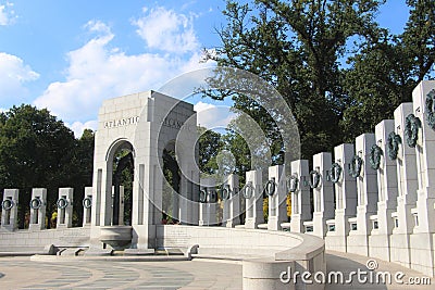 The National World War II Memorial Editorial Stock Photo