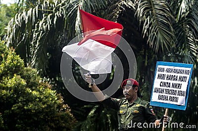 NATIONALISM CAMPAIGN Editorial Stock Photo