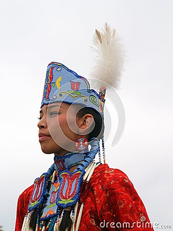 Native American Competitor #1 Editorial Stock Photo