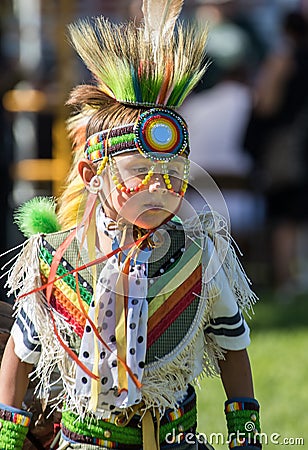 Native American Dancer Editorial Stock Photo