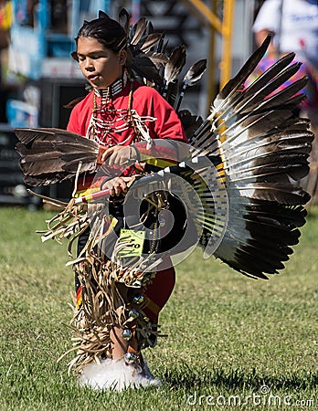 Native American Dancer Editorial Stock Photo