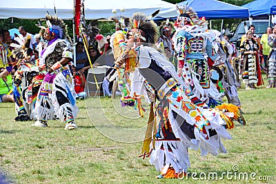 Native American Grass Dance Editorial Stock Photo