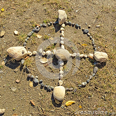 Native American Medicine Wheel Stock Photo