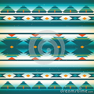 Native american pattern. Vector american Indians Vector Illustration