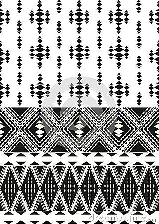 native american pattern, Vector seamles ethnic pattern, American indian motif, Template, Background, Fashomn color desing Vector Illustration