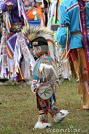 Native American youngster Editorial Stock Photo