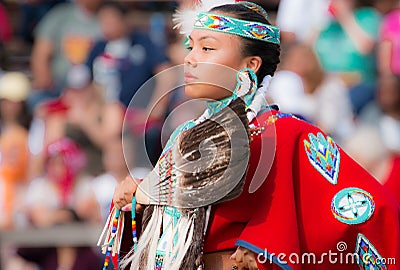 Native American Princess Editorial Stock Photo