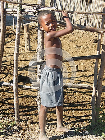 Native Malagasy child Editorial Stock Photo