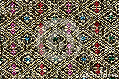 Native thai style cloth Stock Photo