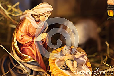 Nativity scene Stock Photo