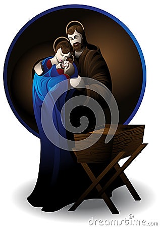 nativity scene Vector Illustration