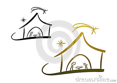 Nativity Scene Royalty Free Stock Photos - Image: 27393048