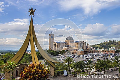 Nativity Scene Mount - Aparecida - Brazil Editorial Stock Photo