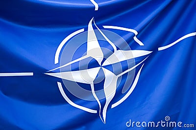 NATO Flag Stock Photo