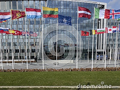 NATO headquarters in Brussels, Belgium Editorial Stock Photo