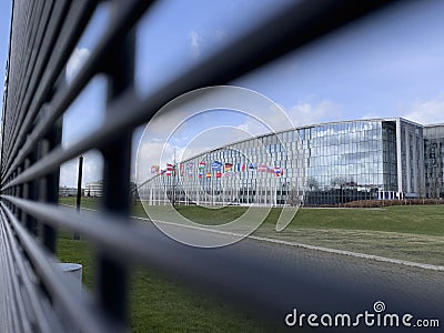 NATO headquarters in Brussels, Belgium Editorial Stock Photo