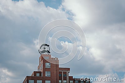 The Natty Boh Tower, in Canton, Baltimore, Maryland Editorial Stock Photo