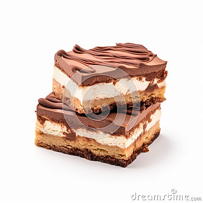 Natty Cream Pie Bars: Delicious Dessert Squares With A Twist Stock Photo