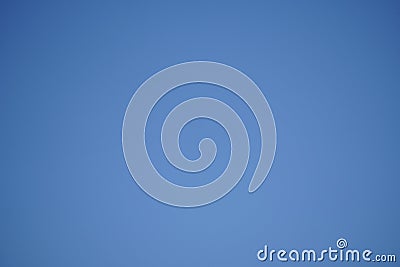 Natural background clear blue radial sky without cloud, solid blue sky without clouds, blue sky at sunset or early Stock Photo