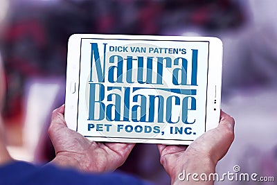 Natural balance pet food logo Editorial Stock Photo