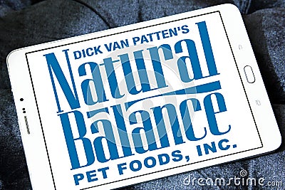 Natural balance pet food logo Editorial Stock Photo
