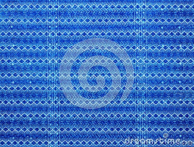 Natural Batik tie dye texture repeat modern pattern Stock Photo