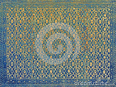 Natural Batik tie dye texture repeat modern pattern Stock Photo