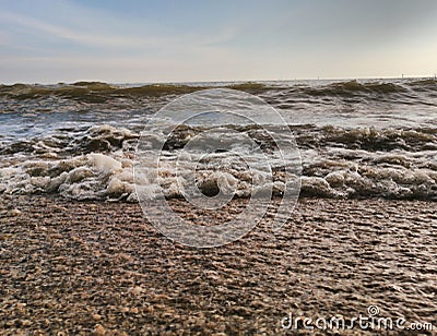 Natural Beautiful sky pictures waves Stock Photo