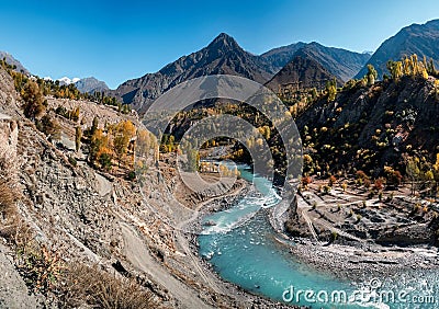 Natural beauty Nice green water running Stock Photo