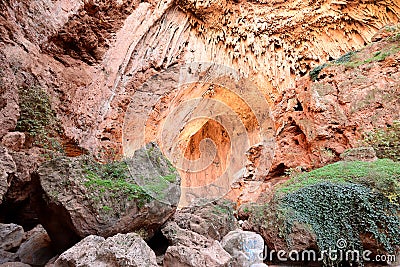 Natural Bridge in Morroco Stock Photo