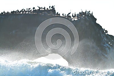 The Natural Bridge Rock Stock Photo